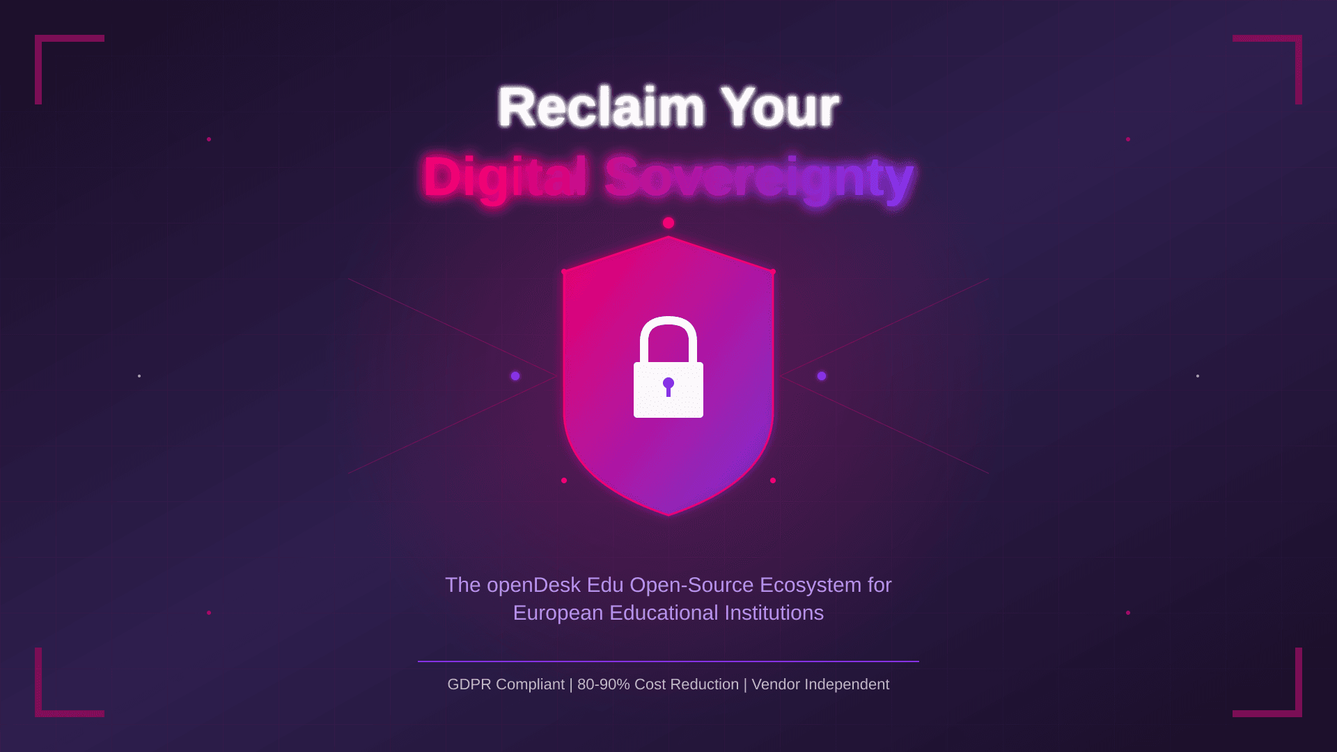 Gewinnen Sie Ihre Digitale Souveränität zurück: Das openDesk Edu Open-Source-Ökosystem